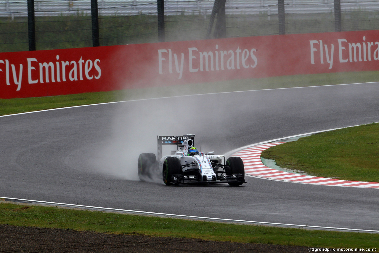 GP GIAPPONE, 25.09.2015 - Prove Libere 1, Felipe Massa (BRA) Williams F1 Team FW37
