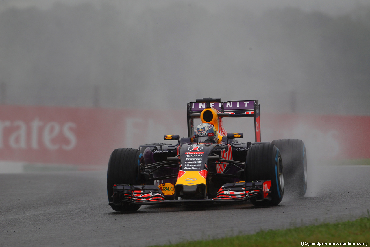 GP GIAPPONE, 25.09.2015 - Prove Libere 1, Daniel Ricciardo (AUS) Red Bull Racing RB11