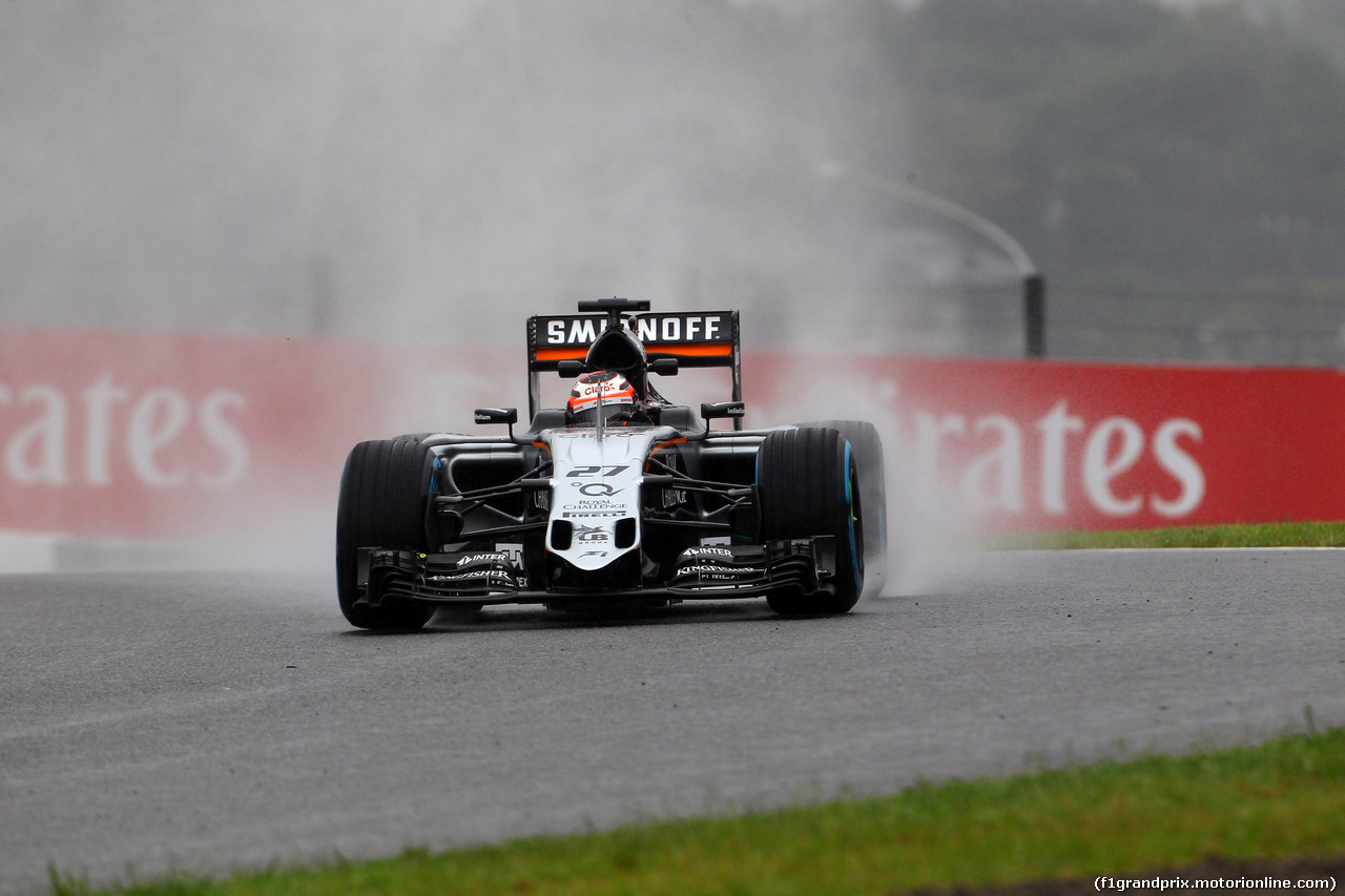 GP GIAPPONE, 25.09.2015 - Prove Libere 1, Nico Hulkenberg (GER) Sahara Force India F1 VJM08