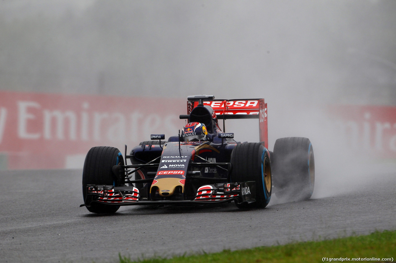 GP GIAPPONE, 25.09.2015 - Prove Libere 1, Max Verstappen (NED) Scuderia Toro Rosso STR10