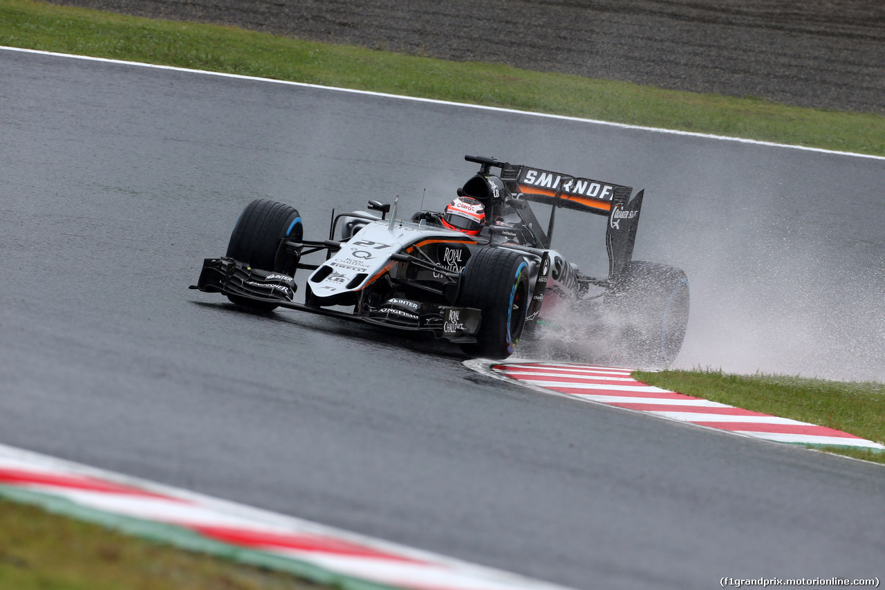 GP GIAPPONE, 25.09.2015 - Prove Libere 1, Nico Hulkenberg (GER) Sahara Force India F1 VJM08