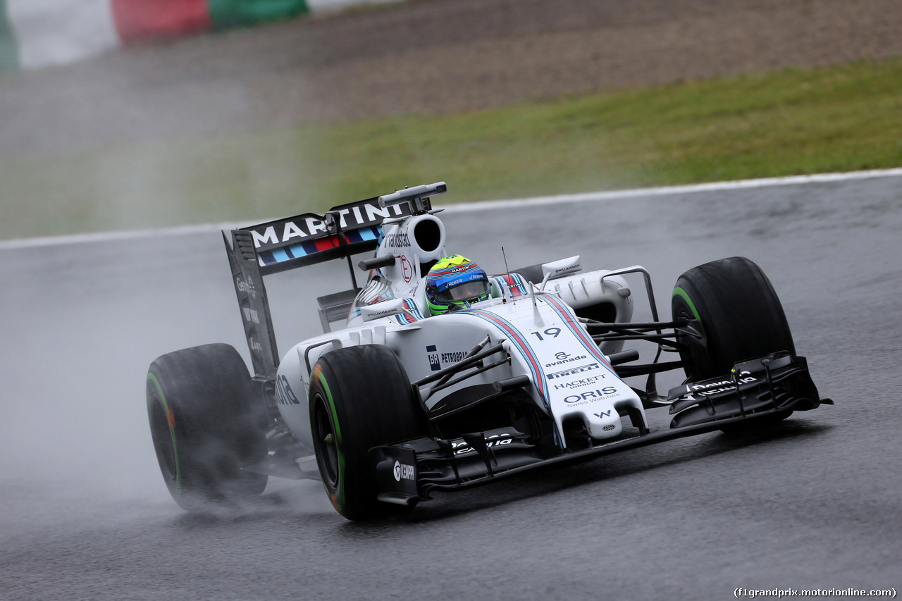 GP GIAPPONE, 25.09.2015 - Prove Libere 1, Felipe Massa (BRA) Williams F1 Team FW37