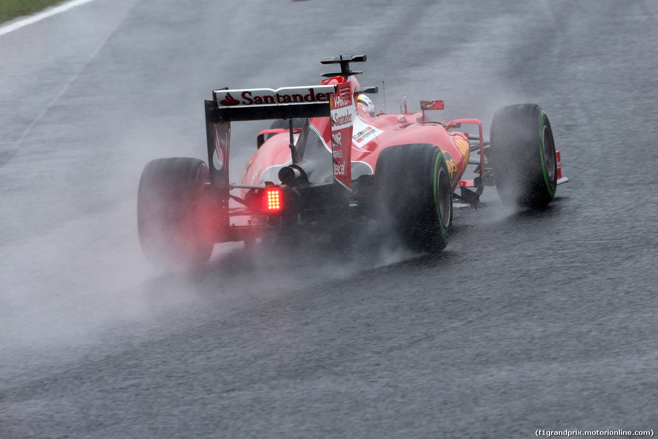 GP GIAPPONE, 25.09.2015 - Prove Libere 1, Sebastian Vettel (GER) Ferrari SF15-T