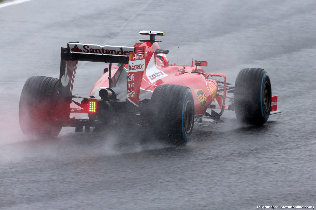 GP GIAPPONE, 25.09.2015 - Prove Libere 1, Kimi Raikkonen (FIN) Ferrari SF15-T