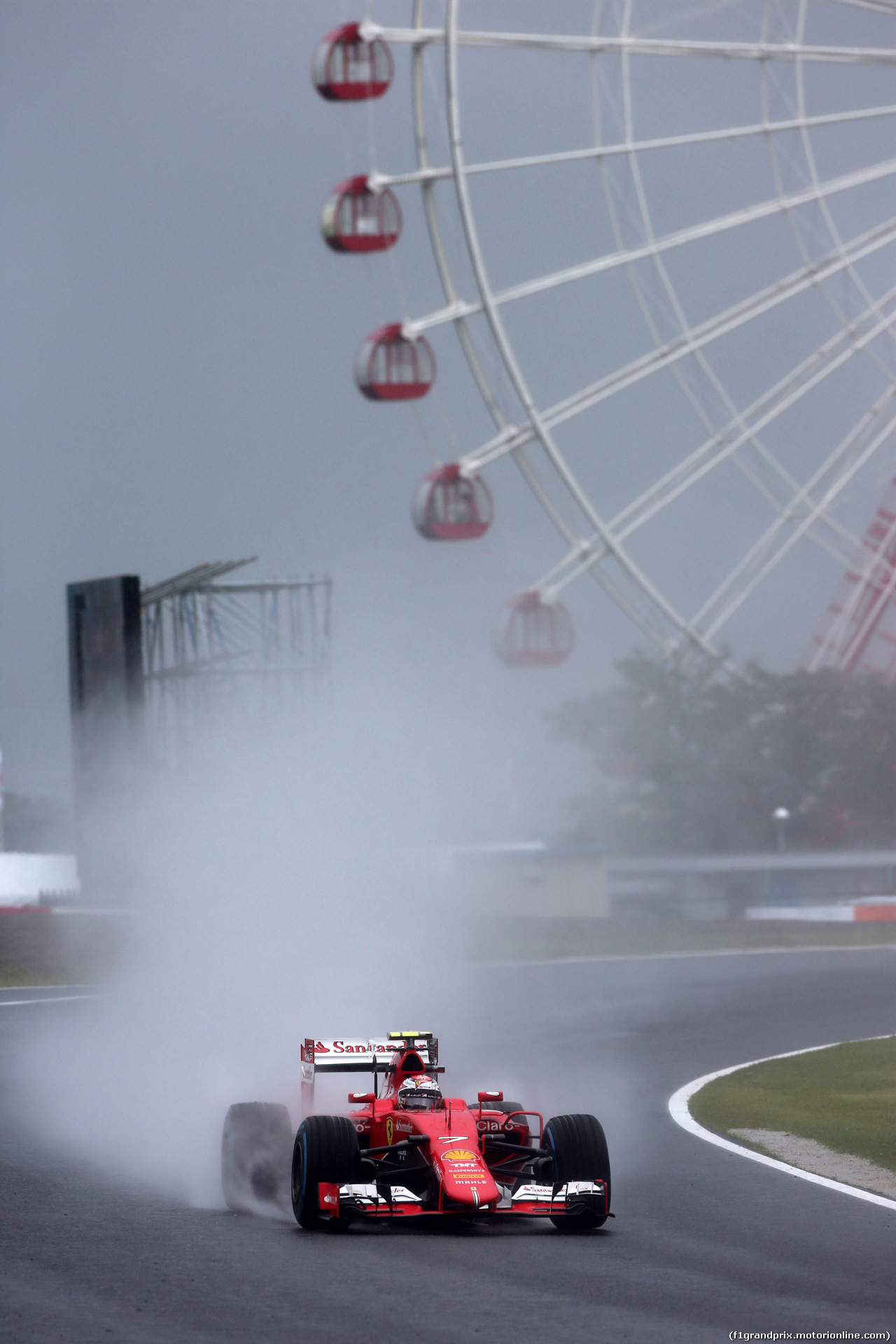 GP GIAPPONE, 25.09.2015 - Prove Libere 1, Kimi Raikkonen (FIN) Ferrari SF15-T