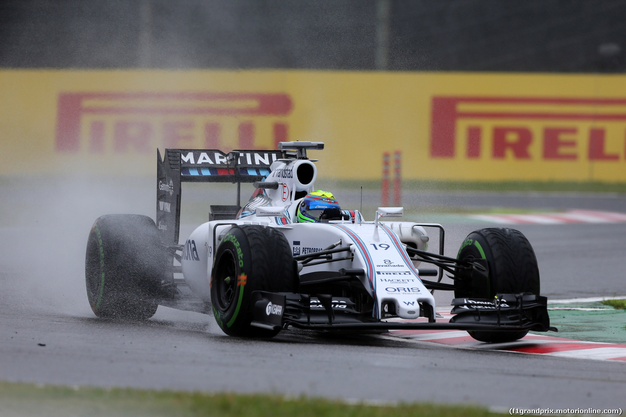 GP GIAPPONE, 25.09.2015 - Prove Libere 1, Felipe Massa (BRA) Williams F1 Team FW37