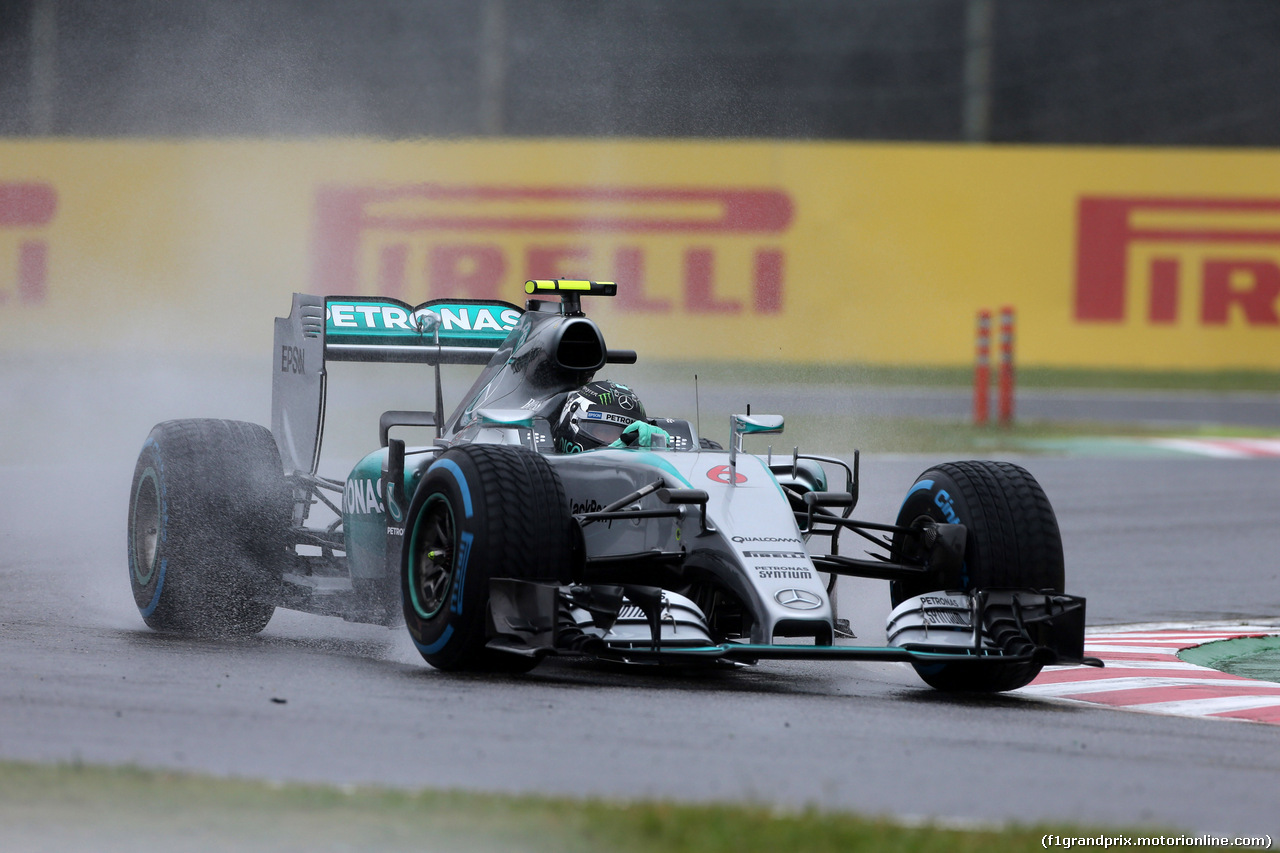 GP GIAPPONE, 25.09.2015 - Prove Libere 1, Nico Rosberg (GER) Mercedes AMG F1 W06