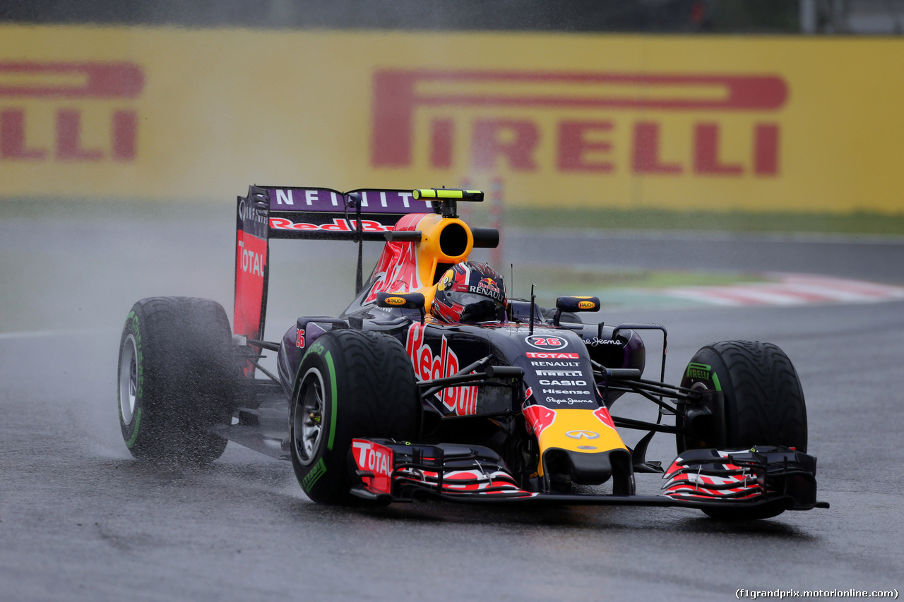 GP GIAPPONE, 25.09.2015 - Prove Libere 1, Daniil Kvyat (RUS) Red Bull Racing RB11