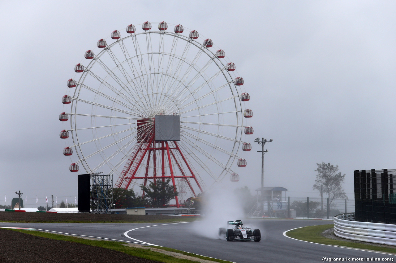 GP GIAPPONE, 25.09.2015 - Prove Libere 1, Lewis Hamilton (GBR) Mercedes AMG F1 W06