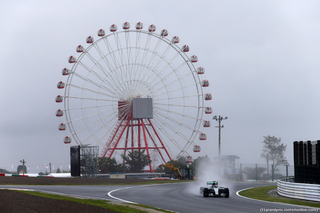 GP GIAPPONE, 25.09.2015 - Prove Libere 1, Nico Rosberg (GER) Mercedes AMG F1 W06