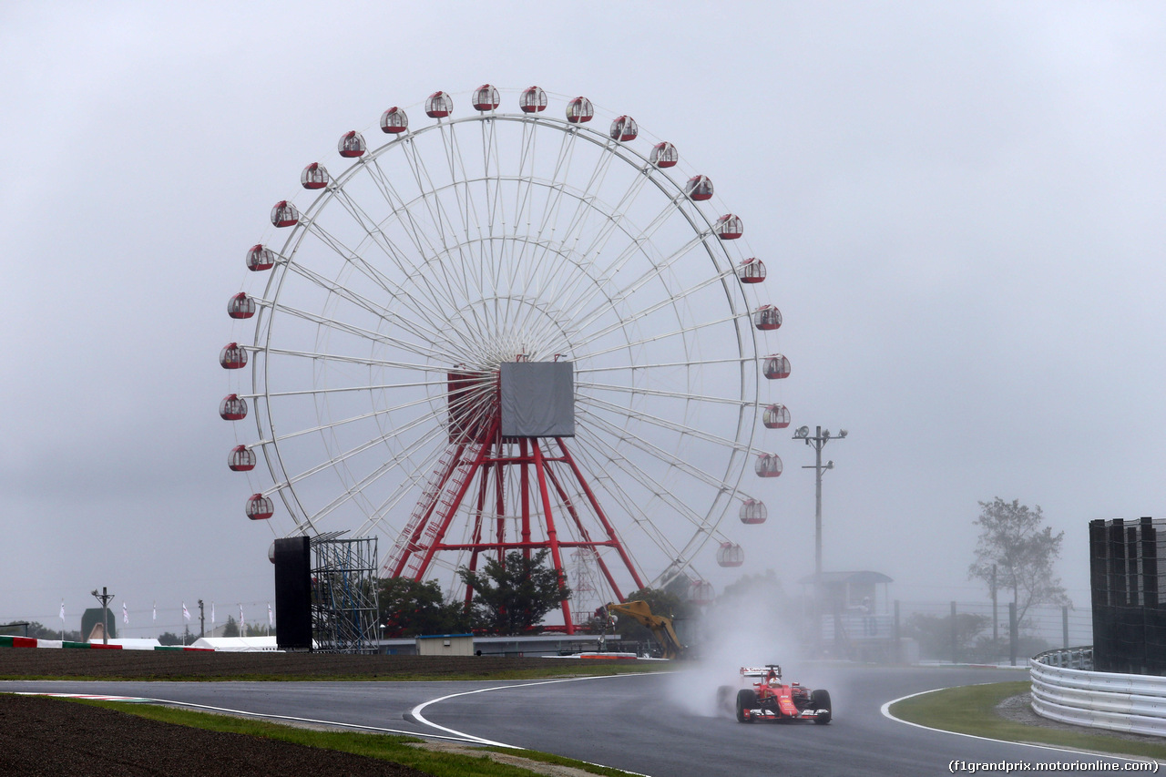 GP GIAPPONE, 25.09.2015 - Prove Libere 1, Sebastian Vettel (GER) Ferrari SF15-T
