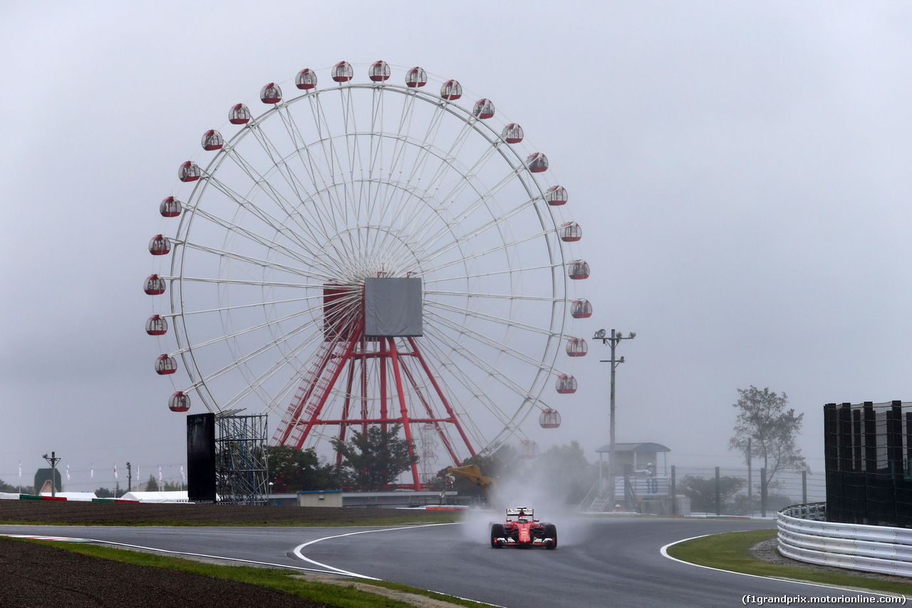 GP GIAPPONE, 25.09.2015 - Prove Libere 1, Kimi Raikkonen (FIN) Ferrari SF15-T