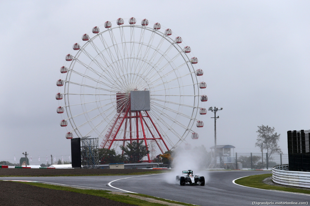GP GIAPPONE, 25.09.2015 - Prove Libere 1, Lewis Hamilton (GBR) Mercedes AMG F1 W06
