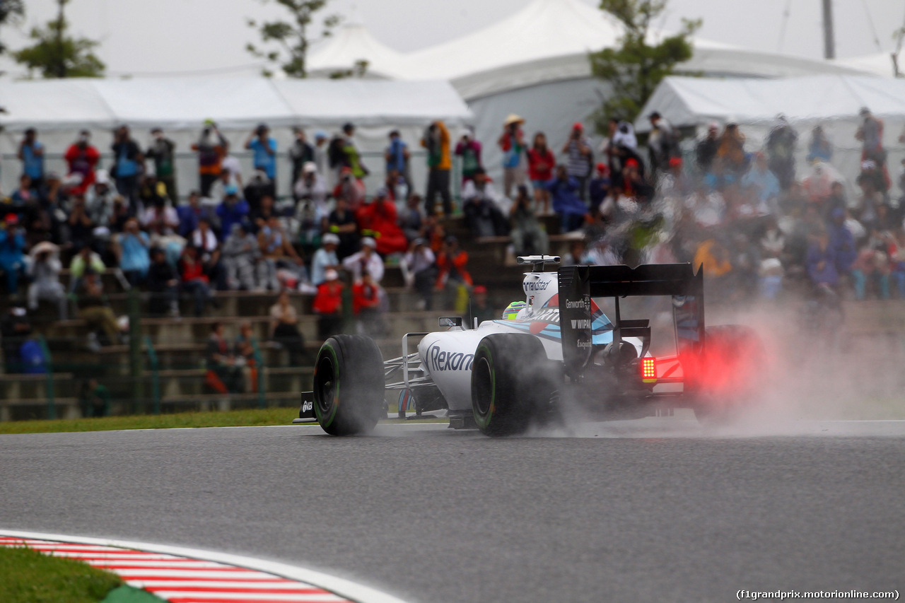 GP GIAPPONE, 25.09.2015 - Prove Libere 2, Felipe Massa (BRA) Williams F1 Team FW37