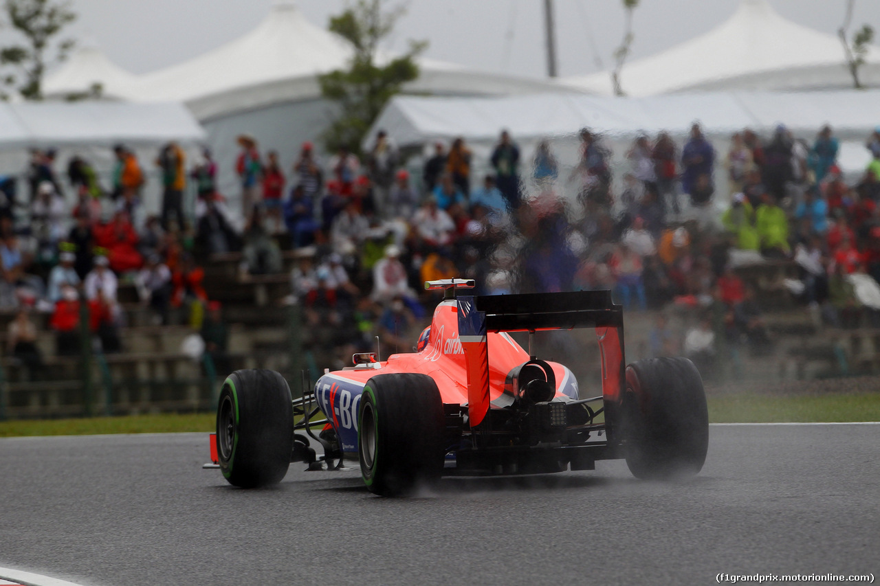 GP GIAPPONE, 25.09.2015 - Prove Libere 2, Alexander Rossi (USA) Manor Marussia F1 Team