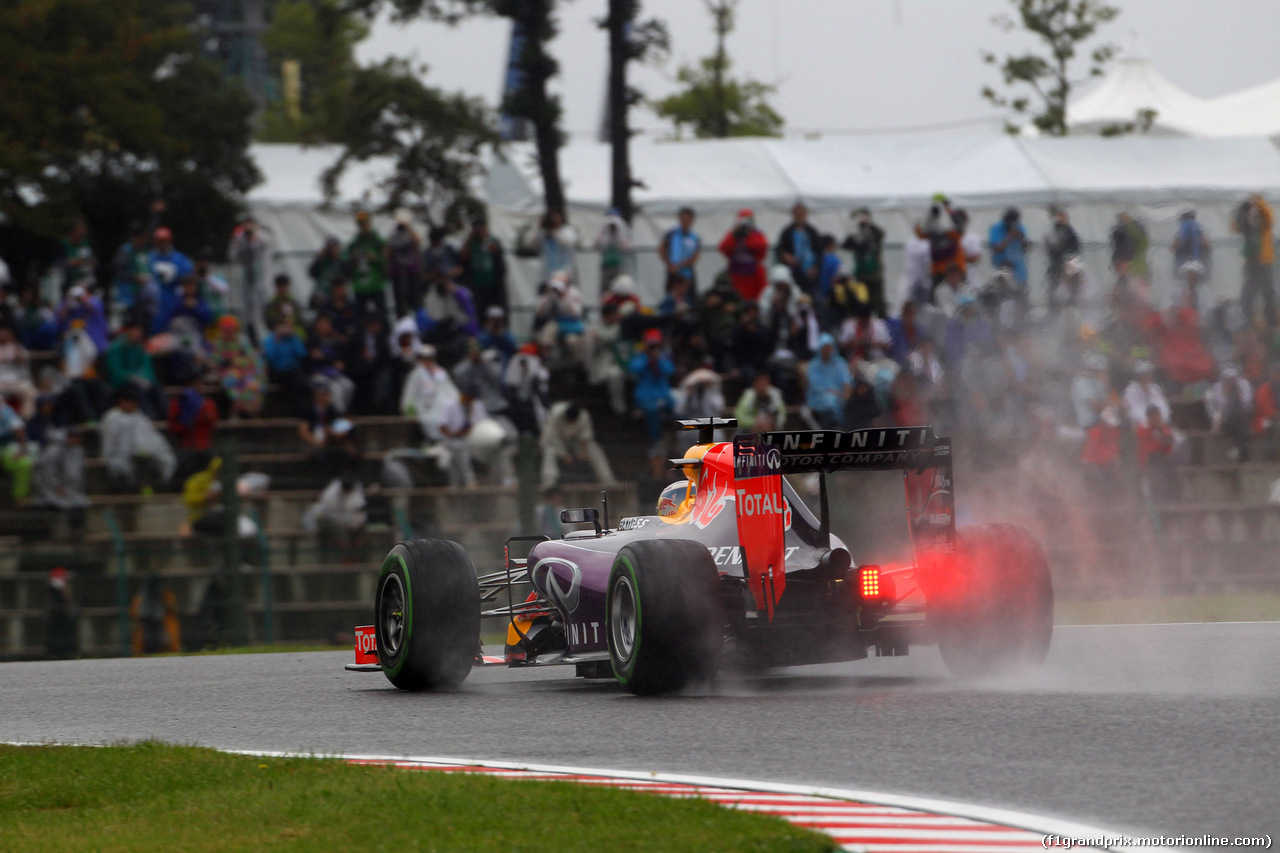 GP GIAPPONE, 25.09.2015 - Prove Libere 2, Daniel Ricciardo (AUS) Red Bull Racing RB11