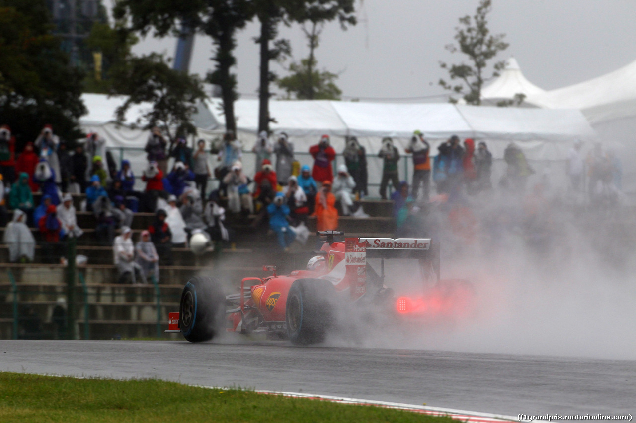 GP GIAPPONE, 25.09.2015 - Prove Libere 2, Sebastian Vettel (GER) Ferrari SF15-T
