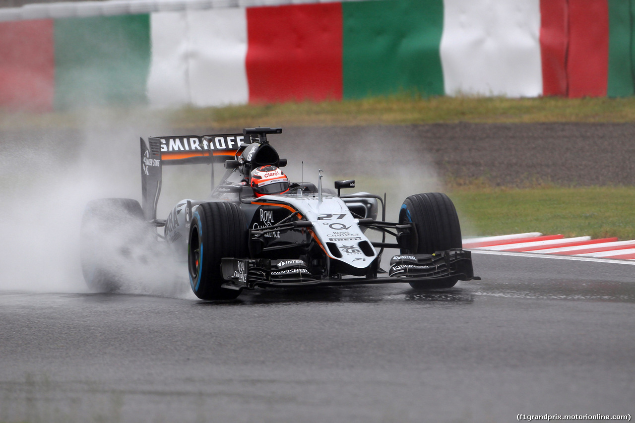 GP GIAPPONE, 25.09.2015 - Prove Libere 2, Nico Hulkenberg (GER) Sahara Force India F1 VJM08