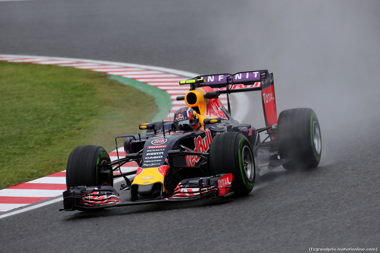 GP GIAPPONE, 25.09.2015 - Prove Libere 2, Daniil Kvyat (RUS) Red Bull Racing RB11