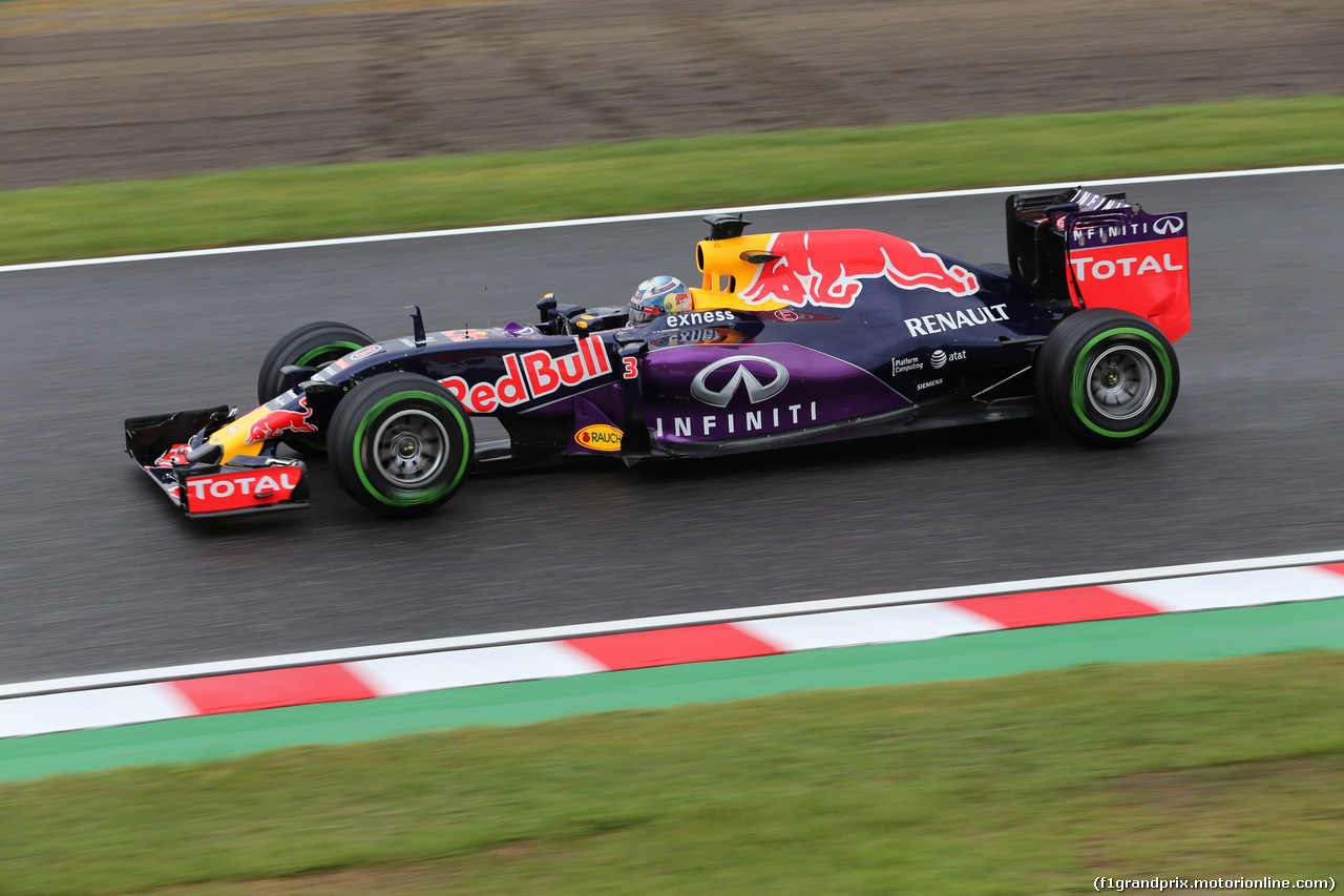 GP GIAPPONE, 25.09.2015 - Prove Libere 2, Daniel Ricciardo (AUS) Red Bull Racing RB11