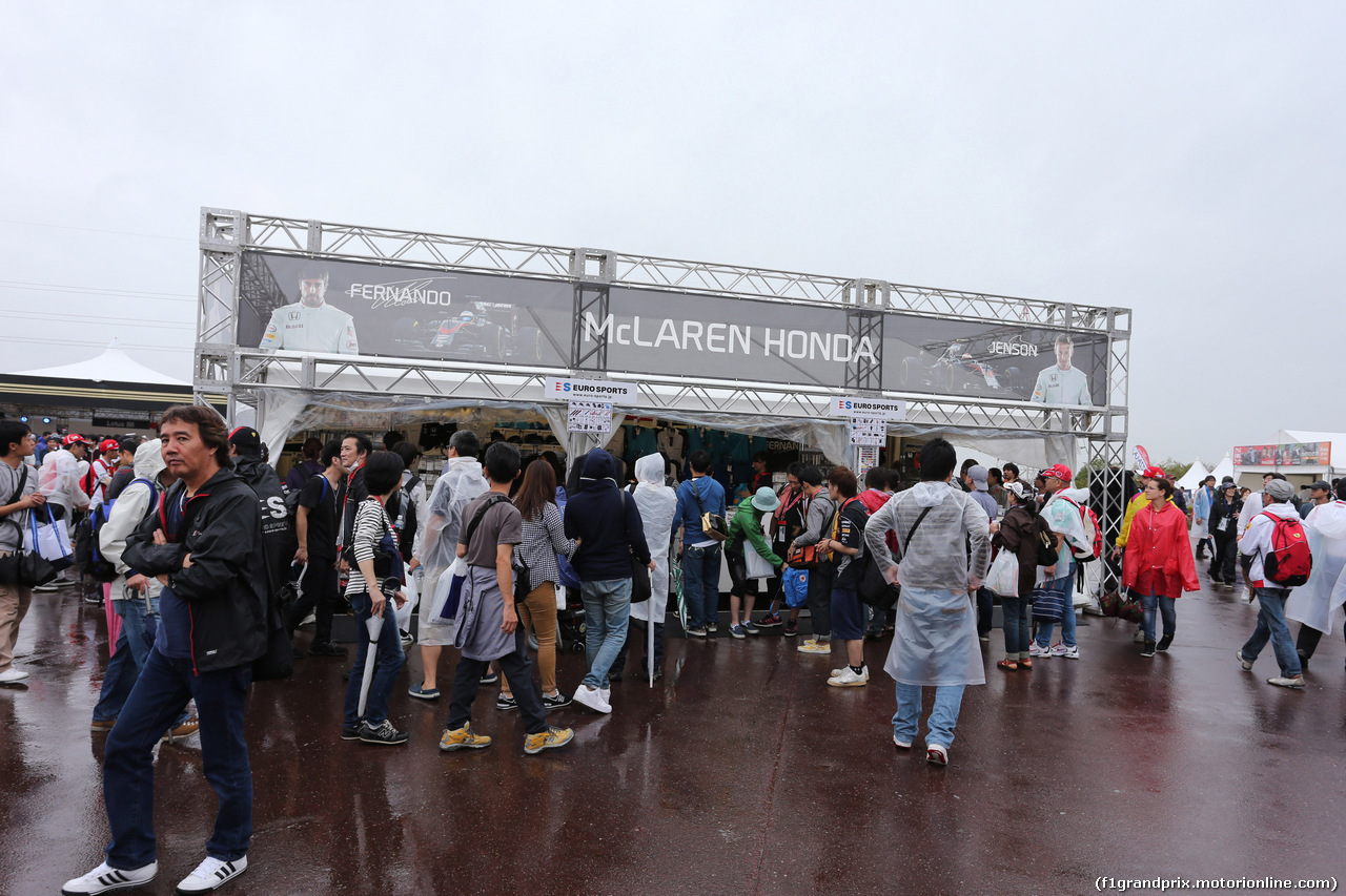GP GIAPPONE, 25.09.2015 - Prove Libere 2, Fans
