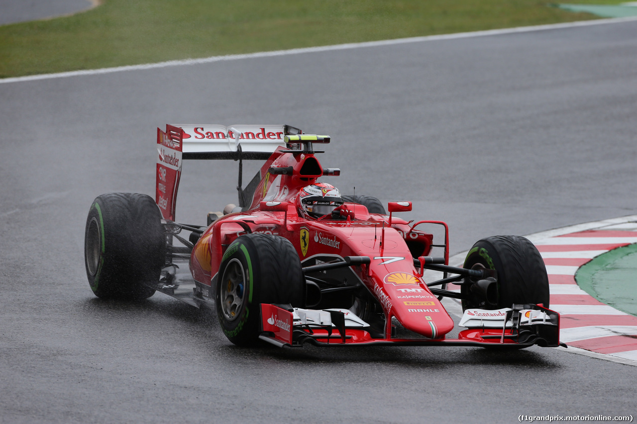 GP GIAPPONE, 25.09.2015 - Prove Libere 2, Kimi Raikkonen (FIN) Ferrari SF15-T