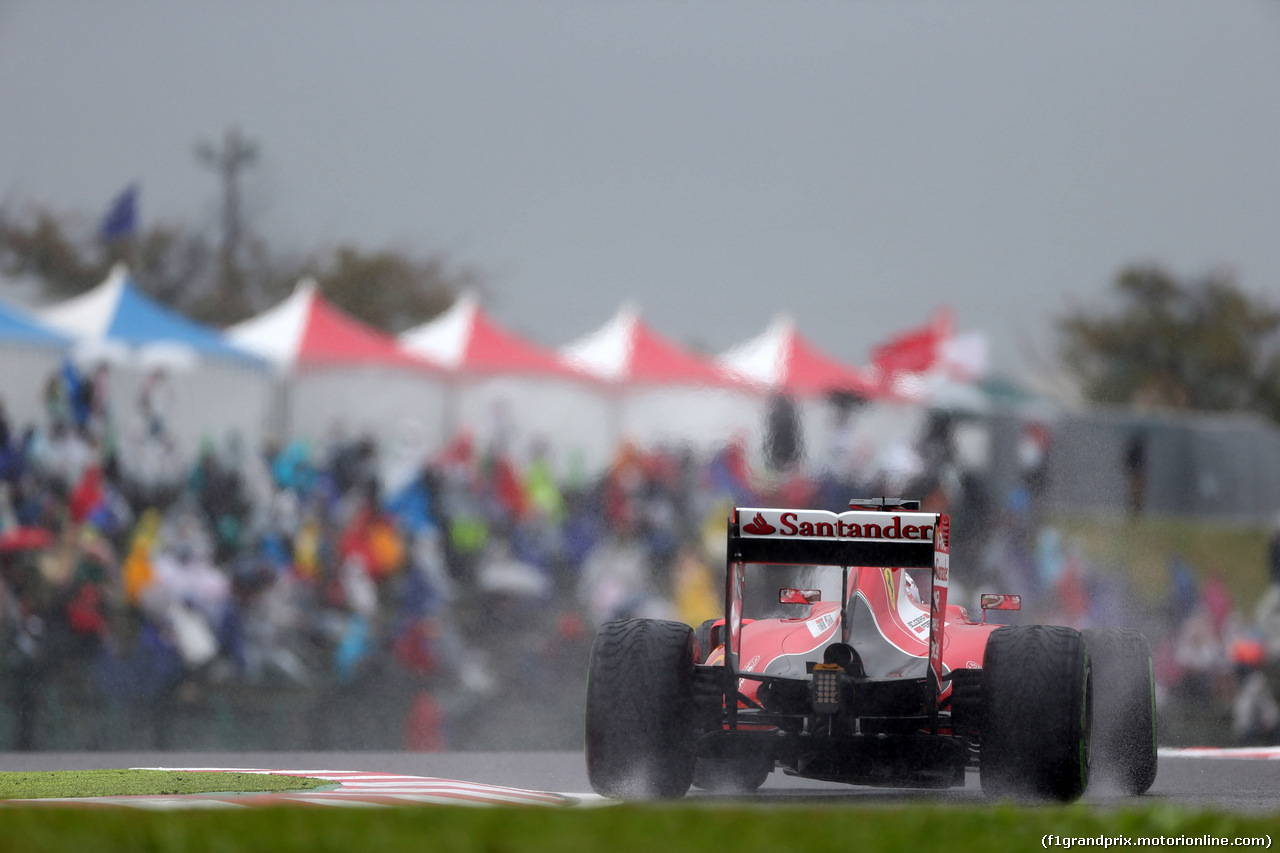 GP GIAPPONE, 25.09.2015 - Prove Libere 2, Sebastian Vettel (GER) Ferrari SF15-T