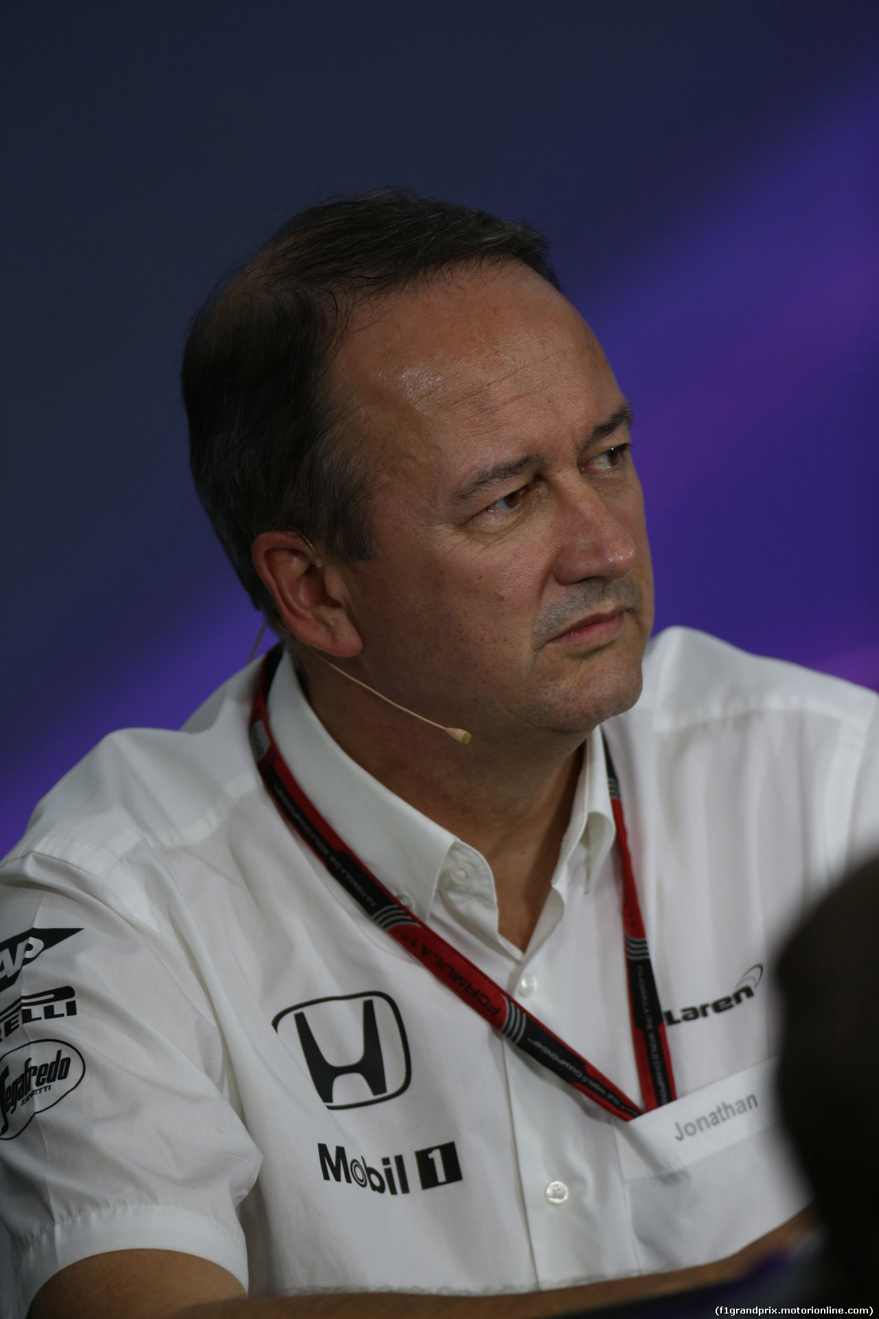 GP GIAPPONE, 25.09.2015 - Conferenza Stampa, Jonathan Neale, Mclaren