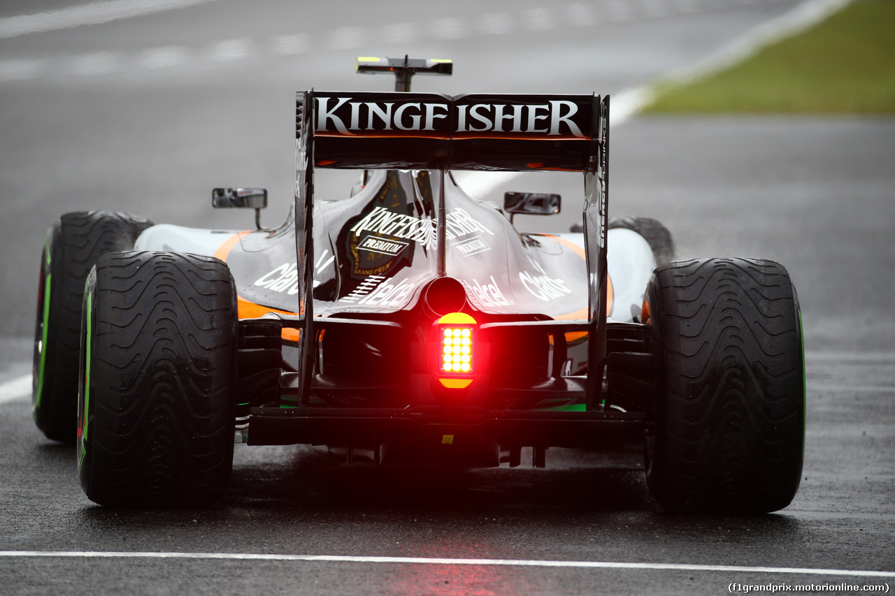 GP GIAPPONE, 25.09.2015 - Prove Libere 2, Sergio Perez (MEX) Sahara Force India F1 VJM08