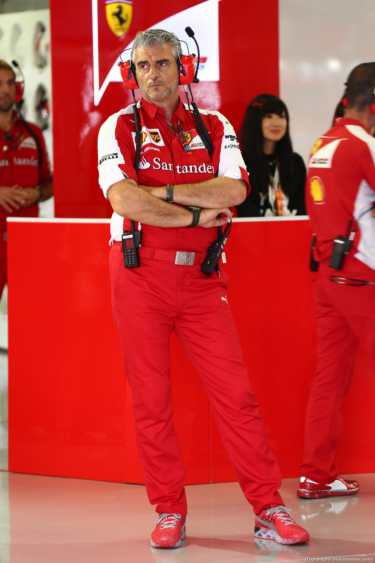 GP GIAPPONE, 25.09.2015 - Prove Libere 2, Maurizio Arrivabene (ITA) Ferrari Team Principal
