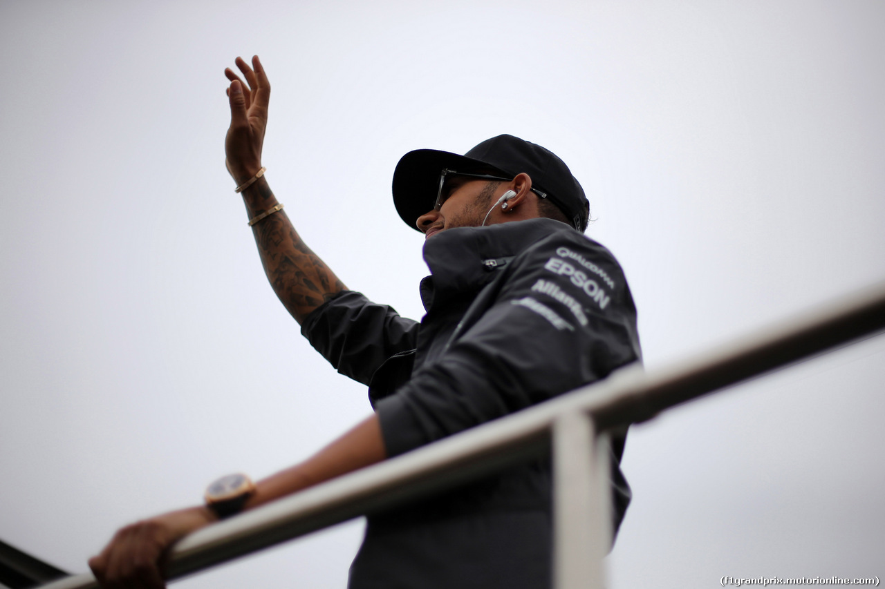 GP GRAN BRETAGNA, 05.07.2015 - Lewis Hamilton (GBR) Mercedes AMG F1 W06
