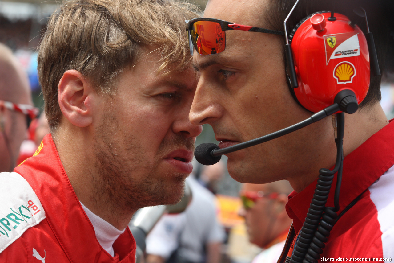 GP GRAN BRETAGNA, 05.07.2015- Gara, Sebastian Vettel (GER) Ferrari SF15-T