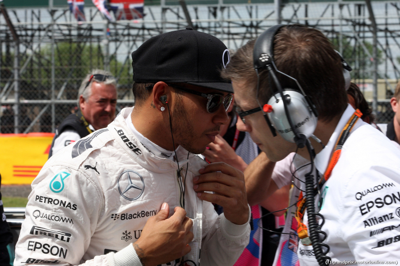 GP GRAN BRETAGNA, 05.07.2015- Gara, Lewis Hamilton (GBR) Mercedes AMG F1 W06