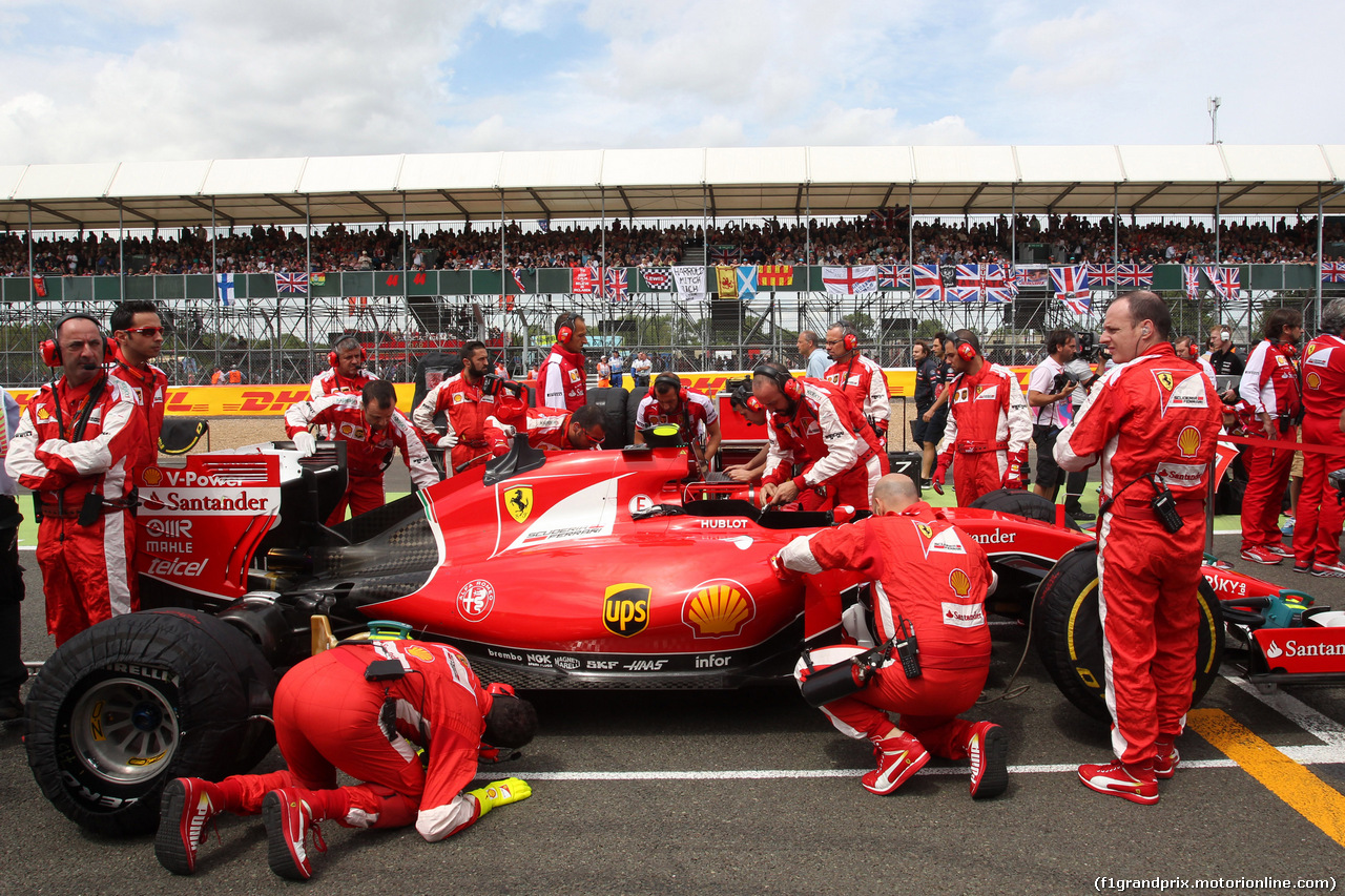 GP GRAN BRETAGNA, 05.07.2015- Gara, Kimi Raikkonen (FIN) Ferrari SF15-T