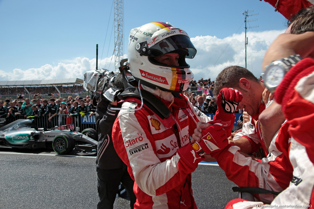 GP GRAN BRETAGNA, 05.07.2015- Gara, terzo Sebastian Vettel (GER) Ferrari SF15-T