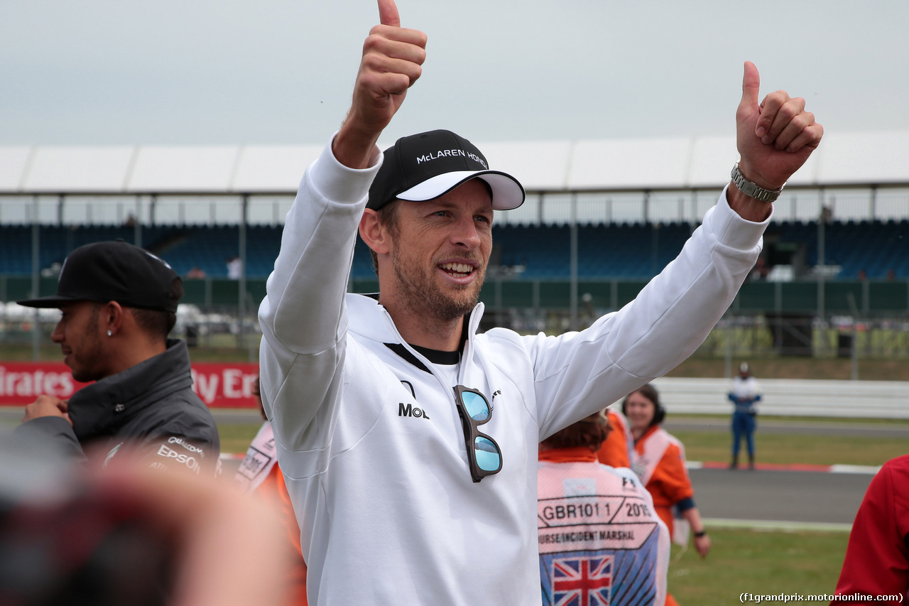 GP GRAN BRETAGNA, 05.07.2015- Gara, Jenson Button (GBR)  McLaren Honda MP4-30.