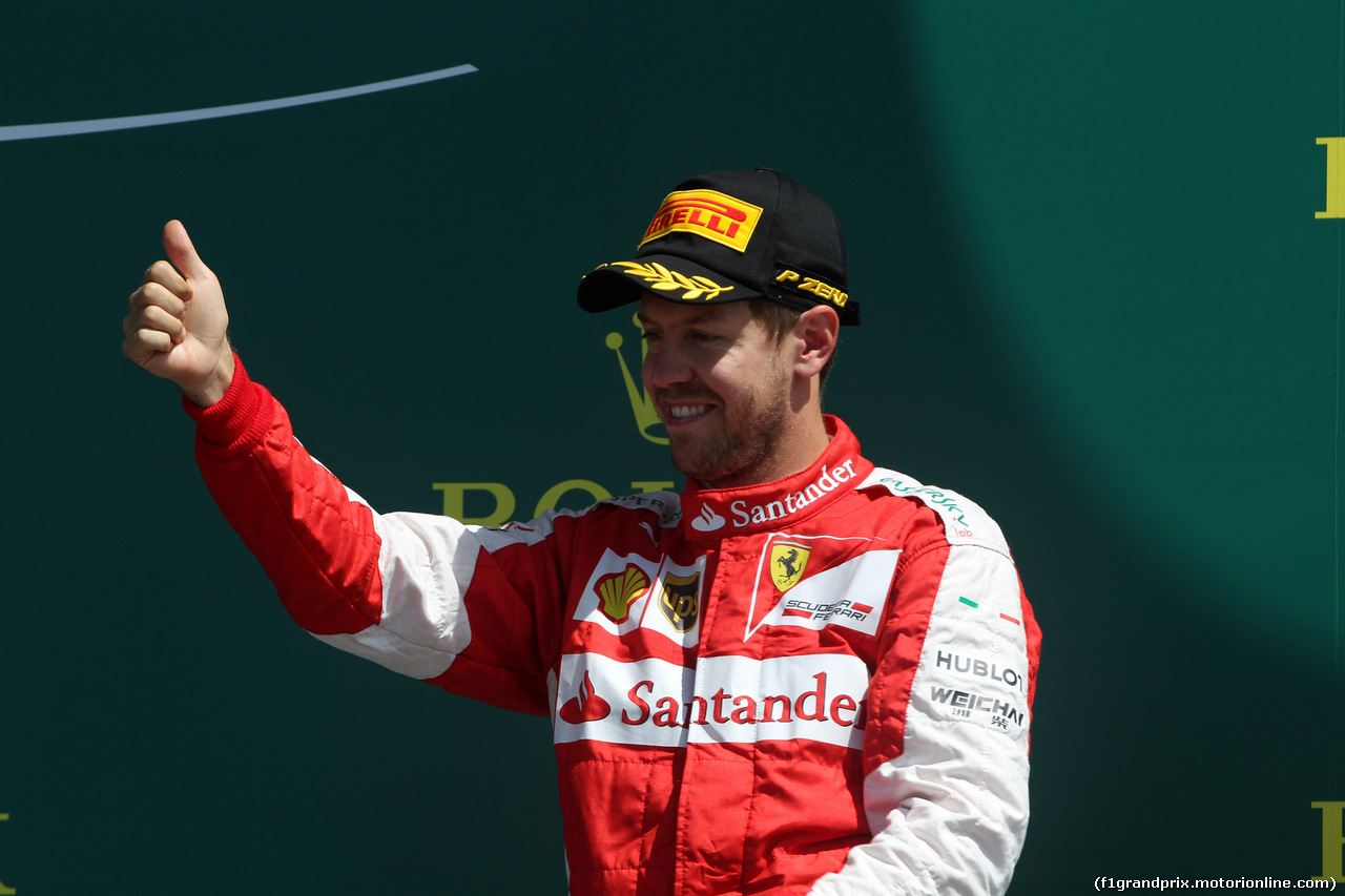 GP GRAN BRETAGNA, 05.07.2015- Gara, terzo Sebastian Vettel (GER) Ferrari SF15-T