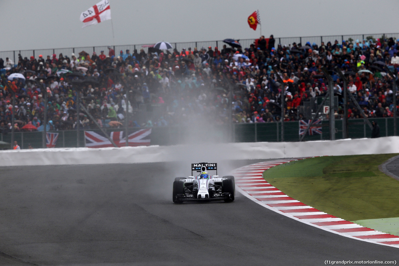 GP GRAN BRETAGNA, 05.07.2015- Gara, Felipe Massa (BRA) Williams F1 Team FW37