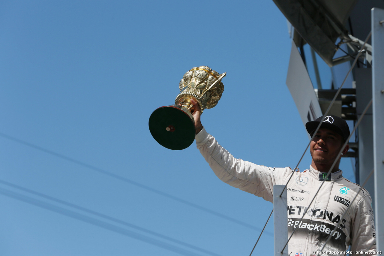GP GRAN BRETAGNA, 05.07.2015- Gara, 1st position Lewis Hamilton (GBR) Mercedes AMG F1 W06