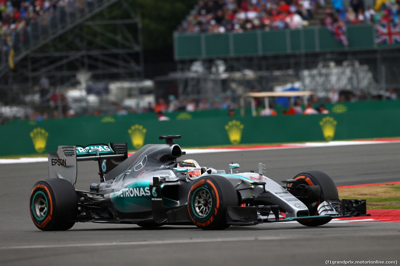 GP GRAN BRETAGNA, 05.07.2015- Gara, Lewis Hamilton (GBR) Mercedes AMG F1 W06