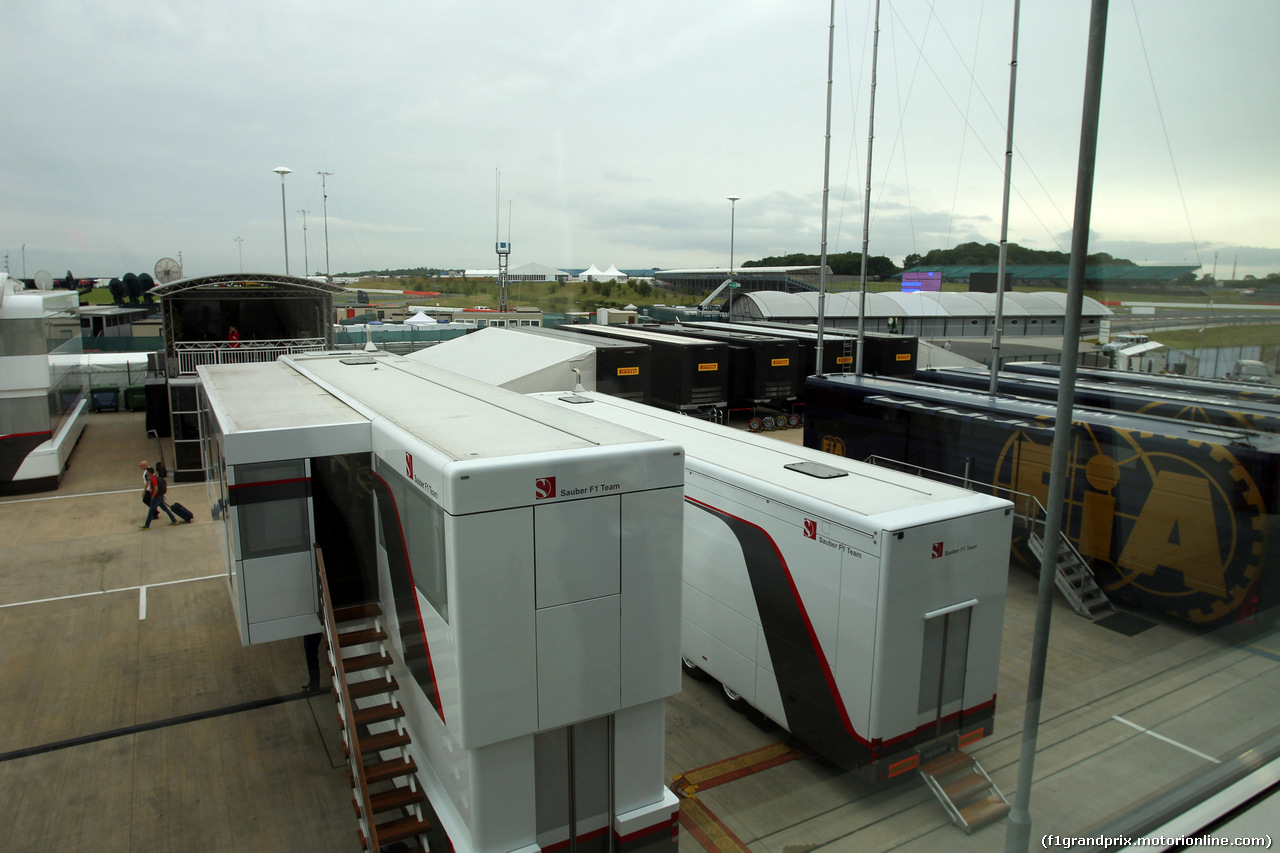 GP GRAN BRETAGNA, 02.07.2015 - Paddock