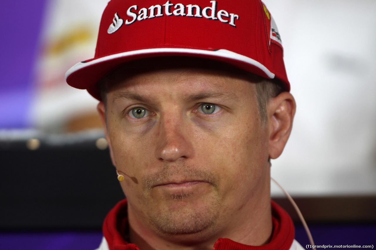 GP GRAN BRETAGNA, 02.07.2015 - Conferenza Stampa, Kimi Raikkonen (FIN) Ferrari SF15-T