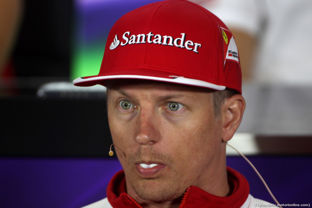 GP GRAN BRETAGNA, 02.07.2015 - Conferenza Stampa, Kimi Raikkonen (FIN) Ferrari SF15-T