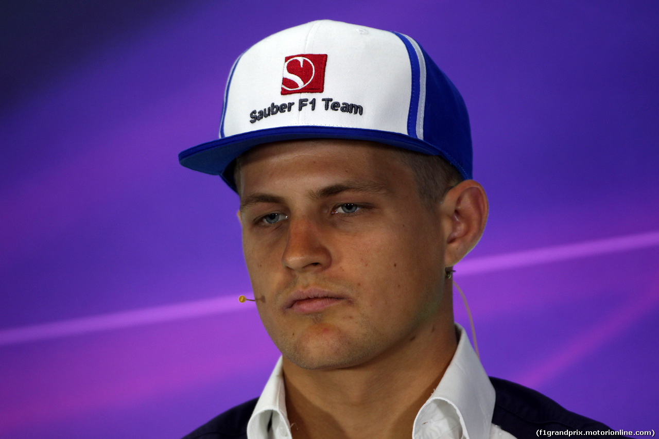 GP GRAN BRETAGNA, 02.07.2015 - Conferenza Stampa, Marcus Ericsson (SUE) Sauber C34
