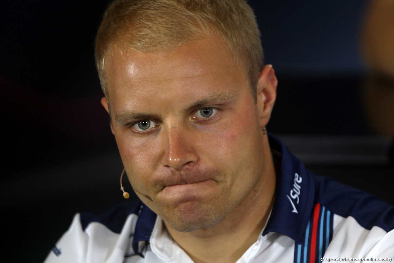 GP GRAN BRETAGNA, 02.07.2015 - Conferenza Stampa, Valtteri Bottas (FIN) Williams F1 Team FW37