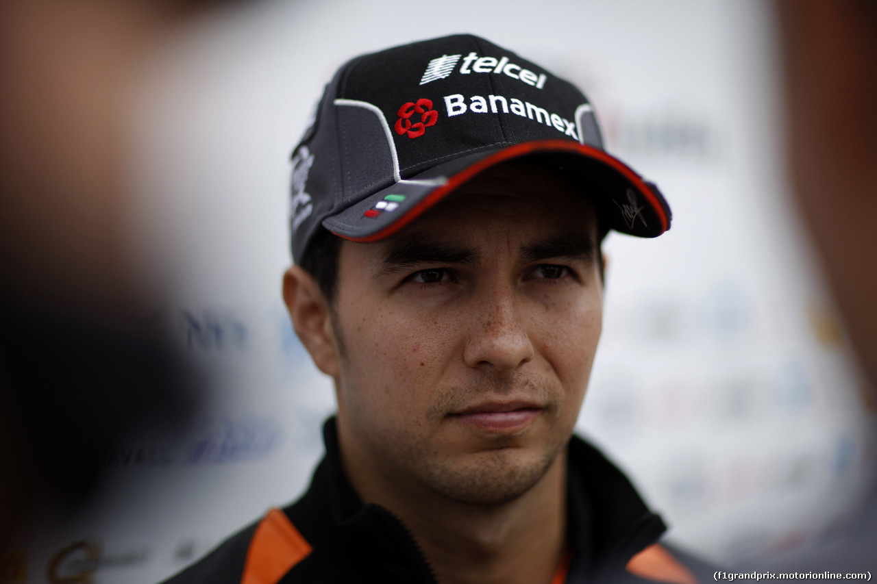 GP GRAN BRETAGNA, 02.07.2015 - Sergio Perez (MEX) Sahara Force India F1 VJM08