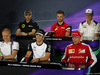 GP GRAN BRETAGNA, 02.07.2015 - Conferenza Stampa, (L-R) Pastor Maldonado (VEN) Lotus F1 Team E23, William Stevens (GBR) Manor Marussia F1 Team, Marcus Ericsson (SUE) Sauber C34, Valtteri Bottas (FIN) Williams F1 Team FW37, Jenson Button (GBR)  McLaren Honda MP4-30. e Kimi Raikkonen (FIN) Ferrari SF15-T