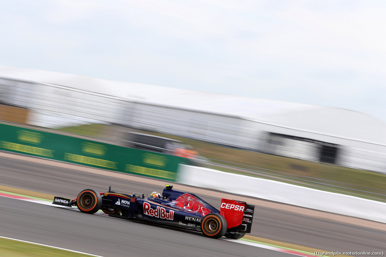 GP GRAN BRETAGNA, 04.07.2015 - Prove Libere 3, Carlos Sainz Jr (ESP) Scuderia Toro Rosso STR10