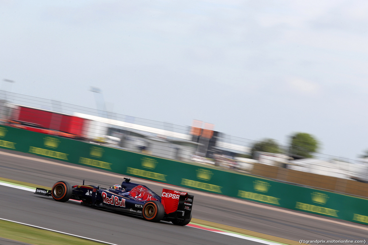 GP GRAN BRETAGNA, 04.07.2015 - Prove Libere 3, Max Verstappen (NED) Scuderia Toro Rosso STR10
