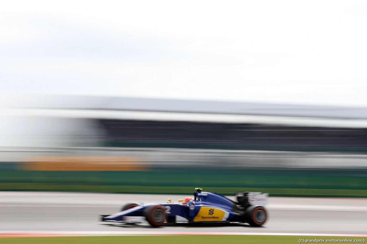 GP GRAN BRETAGNA, 04.07.2015 - Prove Libere 3, Felipe Nasr (BRA) Sauber C34